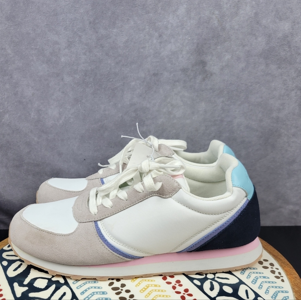 J.Crew trainers sneakers in colorblock Leather‎ Woman Size 10